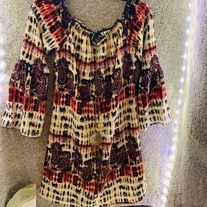 Designed dress with necklace!